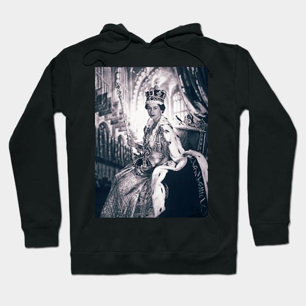 Queen Elizabeth Hoodie by valentinahramov